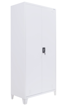 ΜΕΤΑΛΛΙΚΗ ΝΤΟΥΛΑΠΑ Fylliana Valja ΛΕΥΚΟ ΧΡΩΜΑ 90x40x190εκ