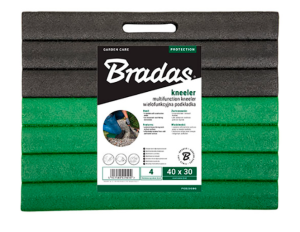 POD200BG ΕΠΙΓΟΝΑΤΙΔΑ ΔΑΠΕΔΟΥ 40x30cm PVC ΠΡΑΣΙΝΗ-ΜΑΥΡΗ BRADAS