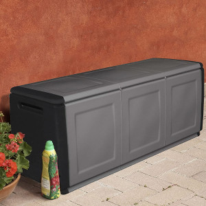 ΜΠΑΟΥΛΟ ΠΛΑΣΤΙΚΟ ΤΡΙΠΛΟ ΓΚΡΙ-ΜΑΥΡΟ 138x53x57cm ARTPLAST CB3/N