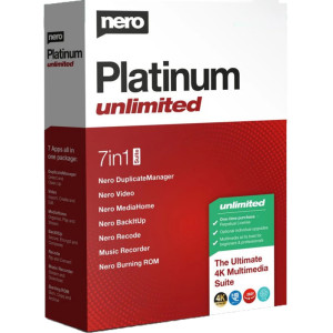 Nero AG Licență Nero Platinum Unlimited (1 dispozitiv / Lifetime)
