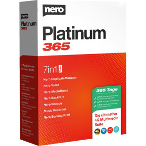 Nero AG Licență Nero Platinum 365 (1 dispozitiv / 1 an) (EU)