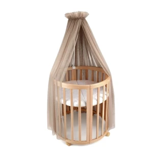 Tule wieghemel Taupe + hemelstandaard