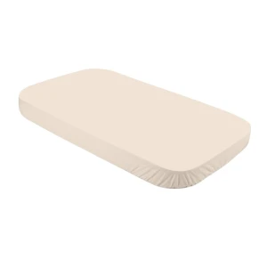 Spannbettlaken aus Baumwolle 124x73 cm - Beige Hellbeige