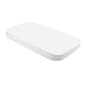 Katoenen hoeslaken 124x73 cm – Wit