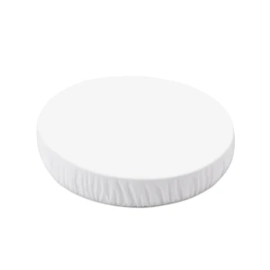 Spannbettlaken aus Baumwolle 73 cm – Oval Weiß