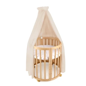 Tule wieghemel Beige + hemelstandaard