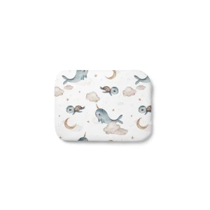Bamboe baby kussen 30x40 – Walvissen Wit