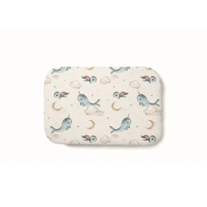 Bamboe baby kussen 60x40 – Walvissen Koel Beige