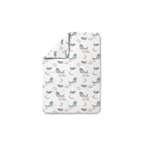 Bamboe baby dekbed Walvissen diverse maten Wit