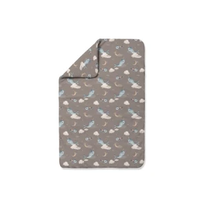 Bamboe baby dekbed Walvissen diverse maten Taupe (Bruin)