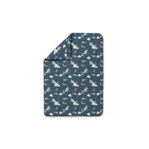 Piumino in bambù con imbottitura Balene varie misure Blu Navy