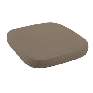 Spannbettlaken aus Baumwolle 73x73 cm – Taupe