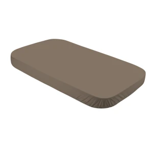 Katoenen hoeslaken 124x73 cm – Taupe