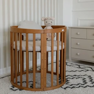 Ovale 7in1 babybed met matras - Vintage