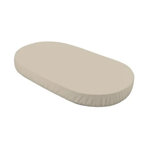 Lenzuolo con angoli in cotone 124x73 cm – Ovale Beige Beige Scuro