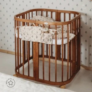 7in1 babybed met matras - Vintage