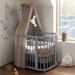 Innentiege für das 5-in-1 Babybett Grau