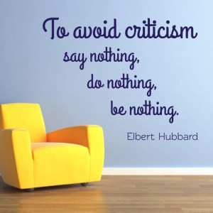Szablon malarski 02X 13 z cytatem to avoid criticism 1748