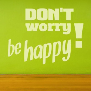 Szablon malarski 02X 14 dont worry 1719