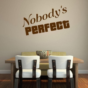 Szablon malarski 02X 17 nobody's perfect 1730
