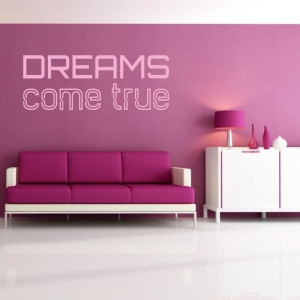 Szablon malarski 02X 19 dreams come true 1736