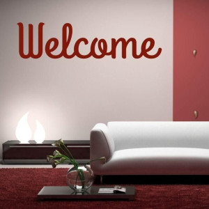 Naklejka ścienna 03X 06 welcome 1700