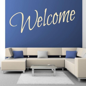 Naklejka ścienna 03X 25 welcome 1701