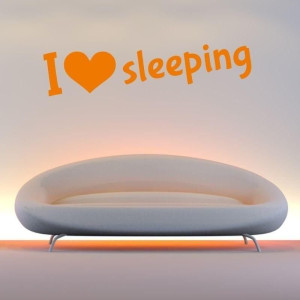 Naklejka 03X 06 I love sleeping 1731