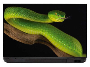 Naklejka na laptopa wąż 0048