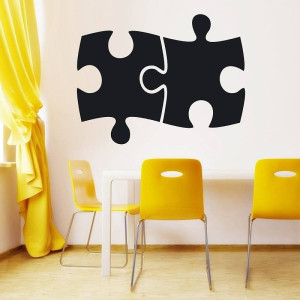 Naklejka kredowa puzzle 089