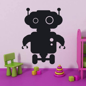 Naklejka kredowa robot 092
