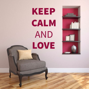 Naklejka keep calm and love 1947