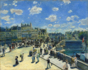 Reprodukcja Pont Neuf, Paris - Auguste Renoir