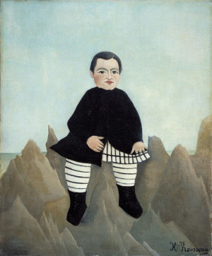 Reprodukcja Boy on the Rocks, Henri Rousseau