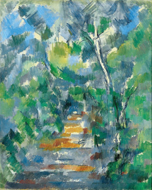 Reprodukcja obrazu Forest Scene - Paul Cezanne