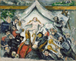 Reprodukcja obrazu The Eternal Feminine - Paul Cezanne