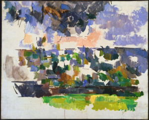 Reprodukcja obrazu The Garden at Les Lauves - Paul Cezanne