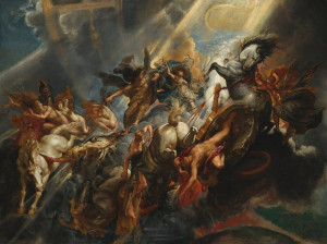 Reprodukcja The Fall of Phaeton - Peter Paul Rubens