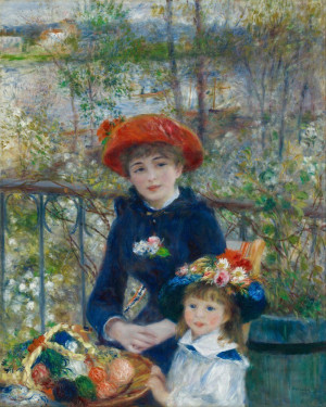 Reprodukcja obrazu Renoir Auguste - Two Sisters, on the Terrace