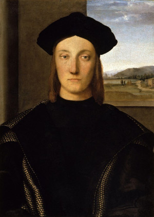 Reprodukcja Guidobaldo da Montefeltro, Rafael Santi