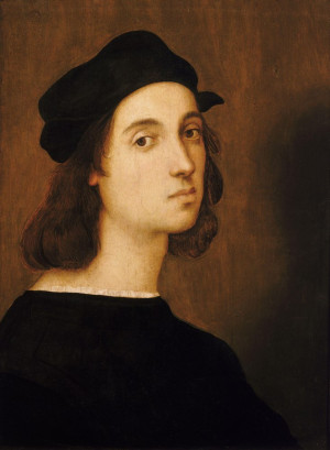 Reprodukcja obrazu Self-portrait - Rafael Santi