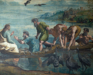 Reprodukcja obrazu The Miraculous Draft of Fishes - Rafael Santi