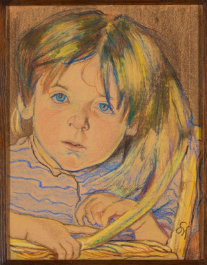 Reprodukcja Portret Dziecka - Stanisław Wyspiański