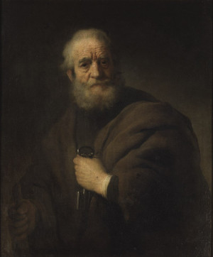 Reprodukcja obrazu St Peter - Rembrandt