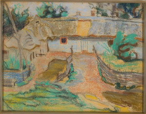 Reprodukcja Zagroda w Konarach, Stanisław Wyspiański
