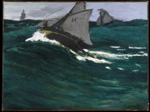 Reprodukcja The Green Wave - Claude Monet