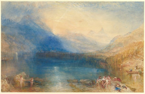 Reprodukcja The Lake of Zug - William Turner