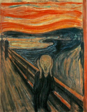 Reprodukcja obrazu The Scream - Edvard Munch
