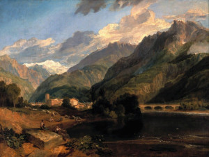 Reprodukcja Bonneville, Savoie - William Turner
