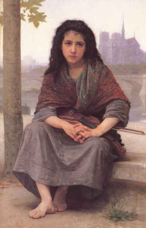 Reprodukcja obrazu The Bohemian - William-Adolphe Bouguereau